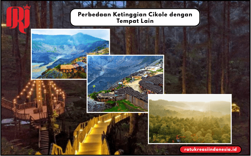 Perbedaan Ketinggian Cikole dengan Tempat Lain