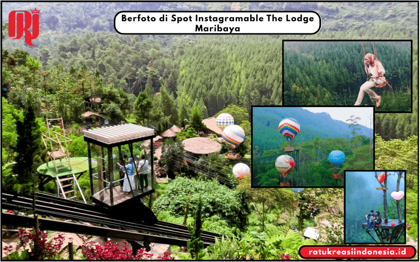 Berfoto di Spot Instagramable The Lodge Maribaya