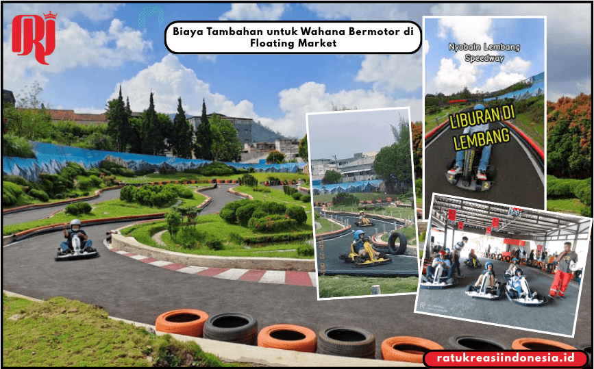 Biaya Tambahan untuk Wahana Bermotor di Floating Market