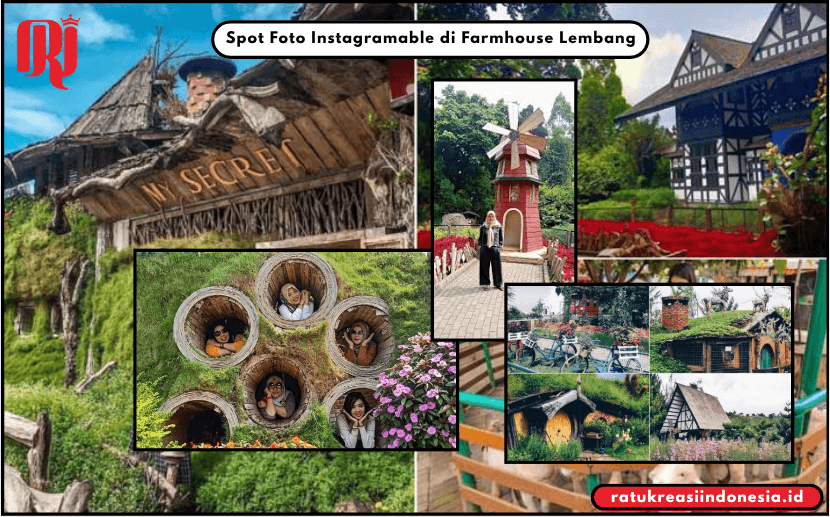 Spot Foto Instagramable di Farmhouse Lembang