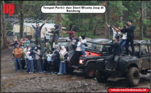 Tempat Parkir dan Start Wisata Jeep di Bandung