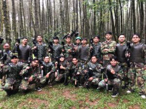 Foto Sedang Kegiatan Paintball